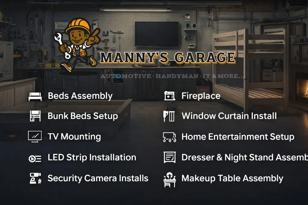 Manny's Garage in Fargo, ND — handyman and I.T. services and more (Handyman Services)