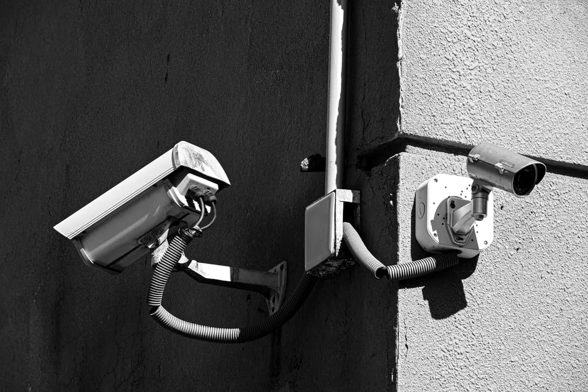 Security camera installation